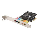Placa De Som Pcie Pci e X1 Cmi8738 Com Chip 32 64 Bits