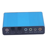 Placa De Som Usb Externa Canal 5 1 Áudio S pdif Pc Net