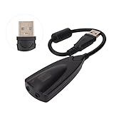 Placa De Som Virtual 7 1 Plus USB Stereo Placa De Som Dual Channel Sincronização De Voz Adaptador De Fone De Ouvido Plug And Play Para Laptop De Mesa