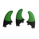 Placa De Surfe UPSURF 3 FCS Future Fins Carbono Fibra De Vidro Colmeia M Tamanho Tripla Quilha G5 FCS Green G5 FCS