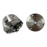 Placa De Torno 100mm 4 4 Castanhas Flange Sem Haste