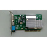 Placa De Video Geforce Fx5500 Agp 8x 256mb 128 bit Com Nfe 