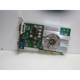 Placa De Video Gf Fx5500 256mb Ddr Agp Com Cooler