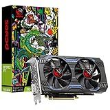 PLACA DE VIDEO NVIDIA GEFORCE GTX 1660 SUPER GDDR6 6GB 192BITS DUAL-FAN GRAFFITI SERIES - PA1660S6GR6DF - PCYES- Cor- Preto
