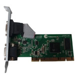 Placa De Vídeo Thinetworks Tn502 16mb Pci 2 Vga Dual Video