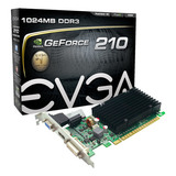 Placa De Vídeo Vga Nvidia Evga Geforce Gt210 1gb Ddr3 Pci e