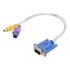 Placa De Vídeo Vga Para S-video E Cabo Adaptador De Tela De