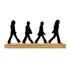 Placa Decorativa Beatles Disco Abbey Road Escultura Rock