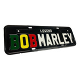 Placa Decorativa Bob Marley Automotiva Alto Relevo Decoração