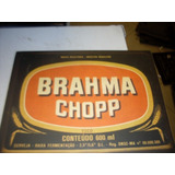 Placa Decorativa Brahma Chopp