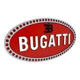 Placa Decorativa Bugatti Carro 3d Relevo Garagem Decoração