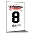Placa Decorativa Camisa Corinthians Socrates A1 84 X 60 Cm