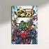 Placa Decorativa Capa Gibi Antigo Marvel 75 Anos 30x42cm