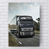 Placa Decorativa Carreta Volvo - Caminhão - Truck - Fh
