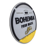 Placa Decorativa Cerveja Bohemia 3d Relevo