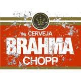 Placa Decorativa Cerveja Brahma