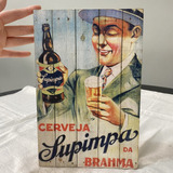 Placa Decorativa Cerveja Brahma