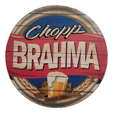 Placa Decorativa Chopp Brahma