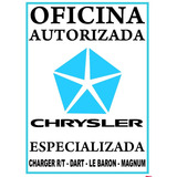 Placa Decorativa Chrysler Dodge Charger Rt Dart 318 V8 Ofic