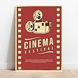 Placa Decorativa Cinema