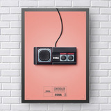 Placa Decorativa Controle Master System 2