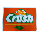 Placa Decorativa Crush Orange