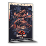 Placa Decorativa Filme Cinema Jurassic Park A3 42 X 30 Cm