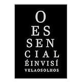 Placa Decorativa Frases O Essencial É Invisível Aos Olhos