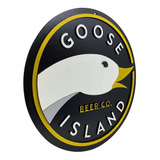 Placa Decorativa Goose Island Cerveja 3d