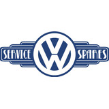 Placa Decorativa Grande Vw Volkswagen Service Fusca Kombi