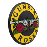 Placa Decorativa Guns N Roses Rock