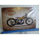 Placa Decorativa Harley Davison