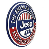 Placa Decorativa Jeep Carro