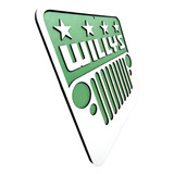 Placa Decorativa Jeep Willys