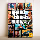 Placa Decorativa Jogo Grand Theft Auto V Gta