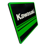 Placa Decorativa Kawasaki Quadrada