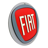 Placa Decorativa Logo Fiat