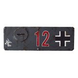 Placa Decorativa Madeira Tanque