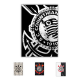 Placa Decorativa Mdf C/ Dupla Face - Corinthians , Futebol