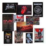 Placa Decorativa Metal Retrô Vintage Artistas