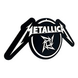 Placa Decorativa Metallica Rock 3d Relevo