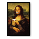 Placa Decorativa Mona Lisa