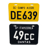 Placa Decorativa Moto Em