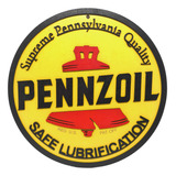Placa Decorativa Pennzoil 3d