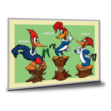 Placa Decorativa Pica Pau