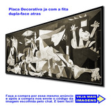 Placa Decorativa Pôster Imagem Exclusiva Picasso