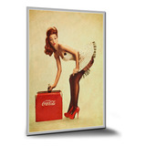 Placa Decorativa Propaganda Antiga Coca Cola A2 60 X 42 Cm