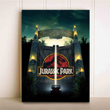 Placa Decorativa Quadro Jurassic Park Dinossauros