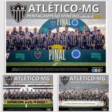 Placa Decorativa Quadro Pôster Atlético Mg