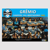 Placa Decorativa Quadro Pôster Grêmio Diversos Campeão